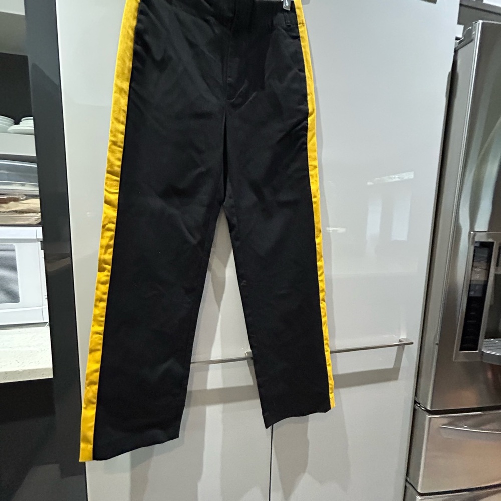 ZARA Black & Yellow Stripe Pants